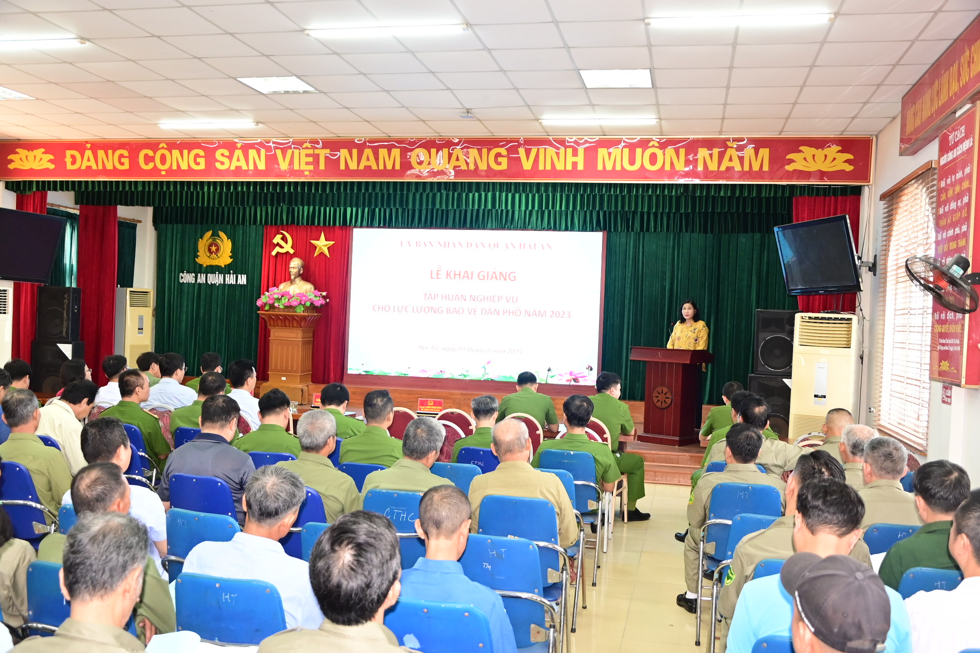 Quận Hải An:  Tập huấn nghiệp vụ cho lực lượng bảo vệ dân phố năm 2023